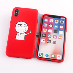 Funny Cartoon Phone Case For iPhone