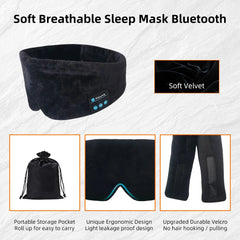 Sleeping Mask With Bluetooth Headphones