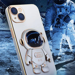 3D Astronaut Folding Stand Phone Case